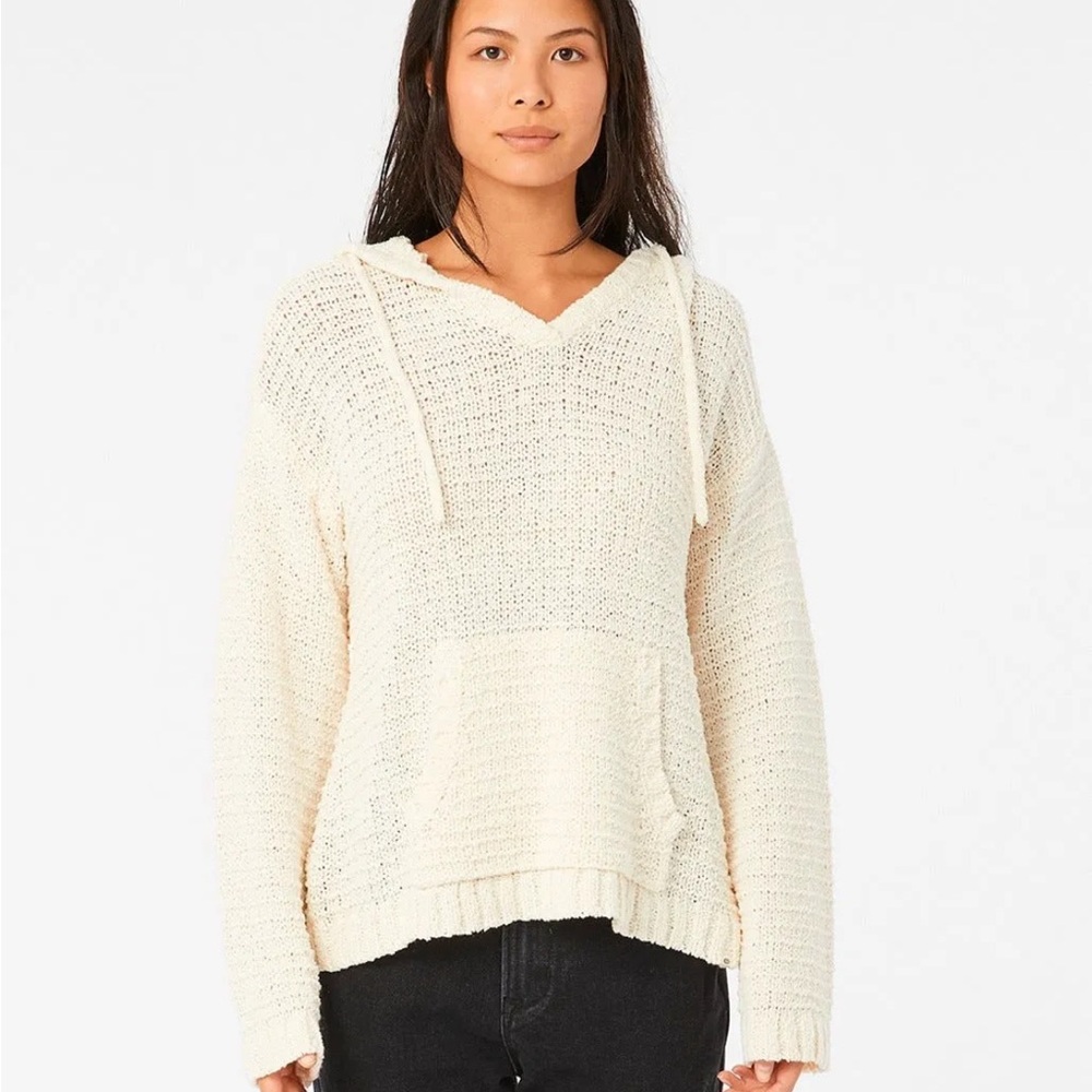 Rip Curl Cream hooded oversized Sweater